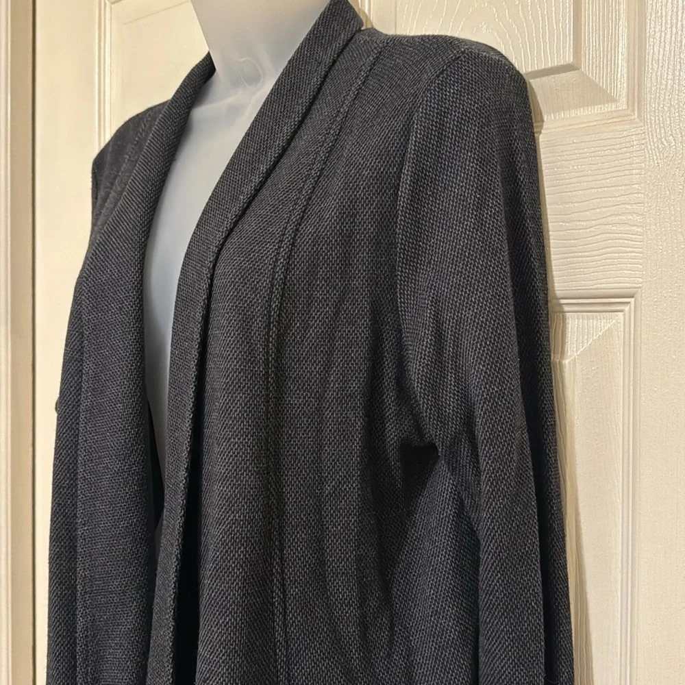 Eileen Fisher Soft Knit Open Front Blazer Jacket Size L